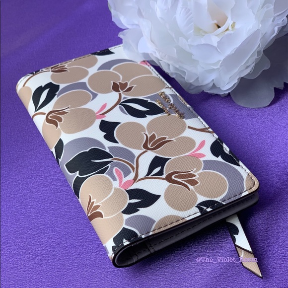 ▪️KATE SPADE▪️Breezy Floral Cameron Slim Wallet - Picture 3 of 7